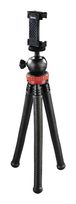 Hama 3 Bein(e) Stativ Smartphone-/Action-Kamera  004608 FlexPro (Schwarz, Rot) f&uuml;r 26,96 Euro