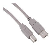 Hama 0,48 Gbit/s Stecker USB A auf USB B 3 m  029100 (Grau) f&uuml;r 8,46 Euro