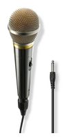 Hama Kabelgebunden  046006 Vocal Pro Kabelgebunden Dynamisches Mikrofon 6.35 mm (1/4")  Schwarz (Schwarz) f&uuml;r 26,46 Euro