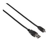 Hama 0,48 Gbit/s Stecker USB A auf 1,8 m  074204 (Schwarz) f&uuml;r 13,29 Euro