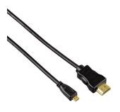 Hama 10,2 Gbit/s HDMI auf HDMI Typ D (Mikrofon) 2 m  074240 (Schwarz) f&uuml;r 27,46 Euro