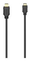 Hama 18 Gbit/s Gerade HDMI auf HDMI Type C (Mini) 2 m  074258 (Schwarz) f&uuml;r 22,46 Euro
