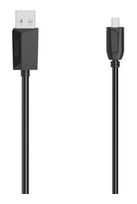 Hama 0,48 Gbit/s Stecker Mini-USB B auf USB A 1,5 m  074261 (Schwarz) f&uuml;r 9,99 Euro