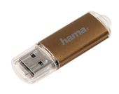 Hama USB Typ-A Stick 32 GB  091076 Laeta (Braun, Transparent) f&uuml;r 12,99 Euro