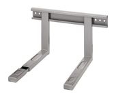Hama 110931 Mikrowellenhalterung ausziehbar Tragkraft 30kg Silber f&uuml;r 36,46 Euro