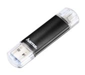 Hama USB Type-A / Micro-USB Stick 32 GB  123999 Laeta Twin (Schwarz) f&uuml;r 12,96 Euro