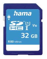Hama SDHC Speicherkarte 32 GB Class 1 (U1) Klasse 10 124135 f&uuml;r 13,46 Euro
