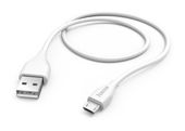 Hama 0,48 Gbit/s Stecker USB A auf Micro-USB B 1,5 m  125102 (Weiß) f&uuml;r 11,99 Euro
