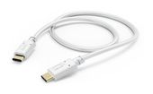 Hama 0,48 Gbit/s Stecker USB C auf USB C 1,5 m  125103 (Weiß) f&uuml;r 16,96 Euro