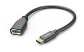 Hama 5 Gbit/s Buchse USB A auf USB C Stecker 0,15 m  125105 (Schwarz) f&uuml;r 16,96 Euro