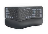 Hama Heimbüro Tastatur RF Wireless + Bluetooth 2.4 GHz (Schwarz, Blau, Dunkles Grau) 173071 WK-900 Ergo f&uuml;r 76,96 Euro