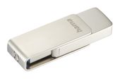 Hama USB Typ-A Stick 128 GB  182486 Rotate Pro (Silber) f&uuml;r 29,46 Euro