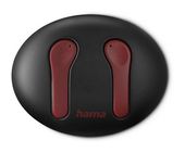 Hama In-Ear Bluetooth Kopfhörer Kabellos TWS 16 h Laufzeit  184168 Spirit Unchained (Schwarz, Rot) f&uuml;r 44,96 Euro