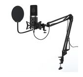 Hama Kabelgebunden Tischmikrofon USB  186087 Stream 900HD Studio (Schwarz) f&uuml;r 101,96 Euro