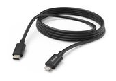 Hama Stecker Lightning auf USB C 3 m  187274 (Schwarz) f&uuml;r 11,96 Euro