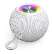 Hama 5 W Bluetooth Lautsprecher Laufzeit bis 10 h  188238 Ball Shape (Weiß) f&uuml;r 14,99 Euro