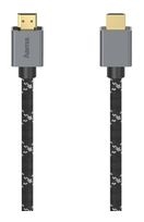 Hama 48 Gbit/s Stecker Gerade HDMI auf HDMI Typ A (Standard) 2 m  200504 (Schwarz, Grau) f&uuml;r 21,96 Euro