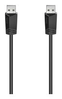 Hama 0,48 Gbit/s Stecker USB A auf USB A 1,5 m  200601 (Schwarz) f&uuml;r 10,96 Euro