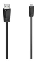 Hama 0,48 Gbit/s Stecker Mini-USB B auf USB A 0,75 m  200605 (Schwarz) f&uuml;r 8,99 Euro