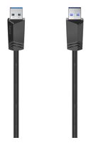 Hama 5 Gbit/s Stecker USB A auf USB A 1,5 m  200624 (Schwarz) f&uuml;r 12,96 Euro