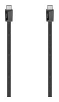 Hama 5 Gbit/s Stecker USB C auf USB C 0,75 m  200648 (Schwarz) f&uuml;r 13,96 Euro