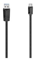 Hama 5 Gbit/s Stecker USB C auf USB A 3 m  200653 (Schwarz) f&uuml;r 20,46 Euro
