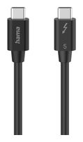 Hama 80 Gbit/s Stecker USB C auf USB C bis 240 W 1 m  200796 (Schwarz) f&uuml;r 24,46 Euro