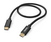 Hama 0,48 Gbit/s Stecker USB C auf USB C 1,5 m  201547 Fabric (Schwarz) f&uuml;r 17,96 Euro