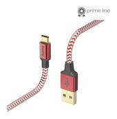 Hama 0,48 Gbit/s Stecker USB A auf USB C 1,5 m  201559 Reflective (Rot) f&uuml;r 18,96 Euro