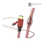 Hama 0,48 Gbit/s Stecker USB C auf USB C 1,5 m  201560 Reflective (Rot) f&uuml;r 20,96 Euro