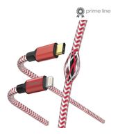 Hama Stecker Lightning auf USB C 1,5 m  201562 Reflective (Rot) f&uuml;r 25,46 Euro
