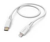 Hama Stecker Lightning auf USB C 1,5 m  201574 Flexible (Weiß) f&uuml;r 24,46 Euro