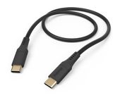 Hama 0,48 Gbit/s Stecker USB C auf USB C 1,5 m  201576 Flexible (Schwarz) f&uuml;r 19,46 Euro