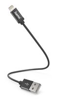 Hama Stecker Lightning auf USB A 0,2 m  201578 (Schwarz) f&uuml;r 18,46 Euro