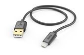 Hama Stecker Lightning auf USB A 1,5 m  201580 (Schwarz) f&uuml;r 19,46 Euro