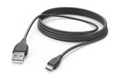 Hama 0,48 Gbit/s Stecker USB A auf Micro-USB B 3 m  201588 (Schwarz) f&uuml;r 17,96 Euro