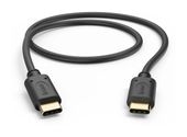 Hama 0,48 Gbit/s Stecker USB C auf USB C 0,5 m  201706 (Schwarz) f&uuml;r 9,99 Euro