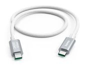 Hama 10 Gbit/s Stecker USB C auf USB C bis 240 W 1,5 m  201724 (Weiß) f&uuml;r 23,96 Euro