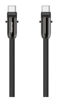 Hama 0,48 Gbit/s Stecker Rundkabel USB C auf USB C bis 60 W 1,2 m  201751 (Schwarz) f&uuml;r 14,99 Euro