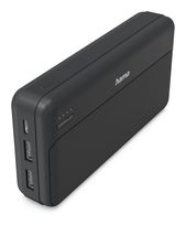 Hama 20000 mAh Powerbank USB Typ-C  201774 Pocket 20 (Anthrazit) f&uuml;r 19,99 Euro