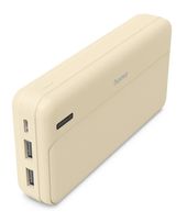 Hama 20000 mAh Powerbank USB Typ-C  201775 Pocket 20 (Sand) f&uuml;r 19,99 Euro