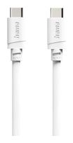 Hama 0,48 Gbit/s Stecker USB C auf USB C 2 m  201809 (Weiß) f&uuml;r 14,99 Euro
