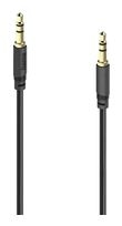 Hama Stecker 3,5 mm Klinke auf 3,5 mm Klinke 0,5 m  202011 Audio-Kabel (Schwarz) f&uuml;r 9,99 Euro