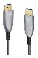 Hama 48 Gbit/s Stecker Gerade HDMI auf HDMI Typ A (Standard) 15 m (Schwarz, Grau, Silber) 202036 f&uuml;r 71,96 Euro
