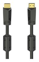 Hama 18 Gbit/s Stecker Gerade HDMI auf HDMI Typ A (Standard) 10 m  205009 (Schwarz) f&uuml;r 36,96 Euro