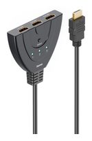 Hama Stecker Gerade HDMI auf 3 x HDMI Type A (Standard) Buchse 0,55 m  205101 (Schwarz) f&uuml;r 18,46 Euro