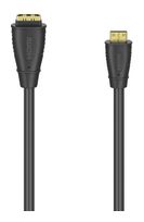 Hama 10,2 Gbit/s Stecker Gerade HDMI auf HDMI Typ A (Standard) Buchse 0,1 m  205167 (Schwarz) f&uuml;r 12,96 Euro