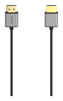 Hama Stecker Gerade HDMI auf HDMI Typ A (Standard) 1,5 m  205449 (Schwarz, Grau) f&uuml;r 11,96 Euro