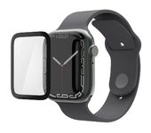 Hama Klare Bildschirmschutzfolie Kunststoff 4H für  Apple Watch 4 / 5 / 6 / SE 1st / 2nd Gen, 44mm Schlagfest, Schlagfest, Kratzresistent, Schockresistent 222768 Super Hybrid f&uuml;r 14,99 Euro