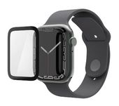 Hama Klare Bildschirmschutzfolie Kunststoff 4H für  Apple Watch 7 / 8 / 9, 45 mm Schlagfest, Schlagfest, Kratzresistent, Schockresistent 222769 Super Hybrid f&uuml;r 12,46 Euro